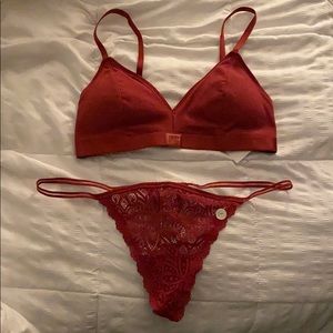 NWT Gilly Hicks Bra and Panty